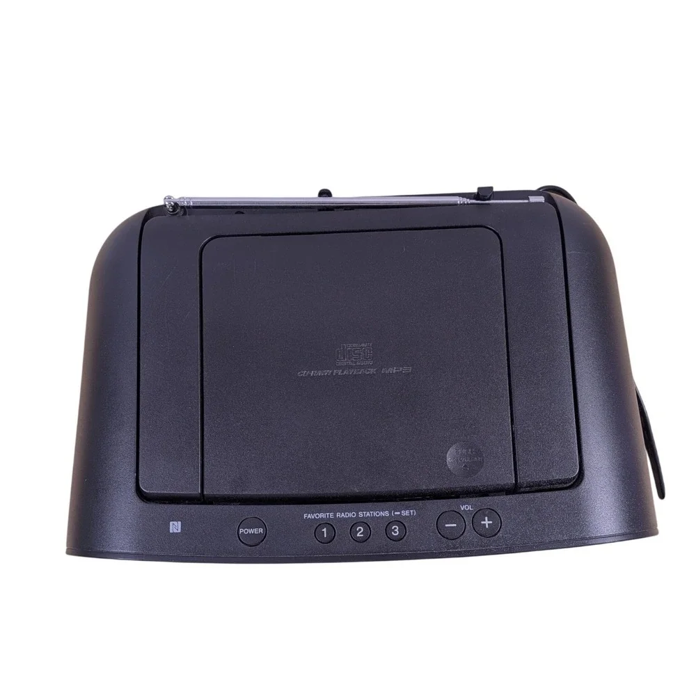 Sony CD Boombox Personal Audio System ZS-RS60BT Black Bluetooth USB FM/AM Radio